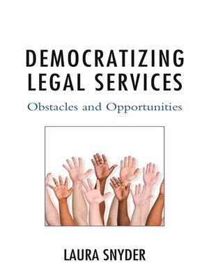 cover image of Democratizing Legal Services